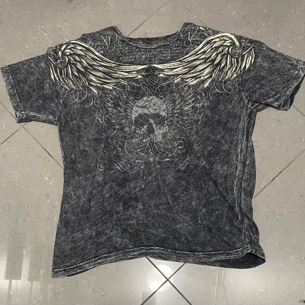 Helix y2k Short Sleeve Tee with Wing Design